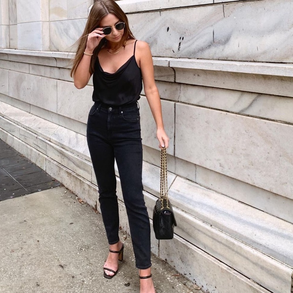 7 For All Mankind Black Jeans
